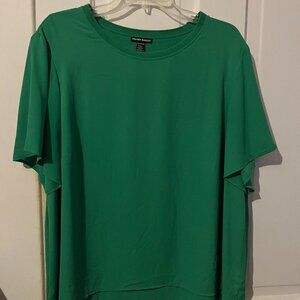 Hilary Radley Women's Short Sleeve Blouse